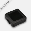 <strong>Edelsteinbox Metall </strong><i class="fa-solid fa-plus fa-lg" style="color: #ff9900;"></i> Schwarz <i class="fa-solid fa-plus fa-lg" style="color: #ff9900;"></i> 5,5 x 5,5 cm<br><br>